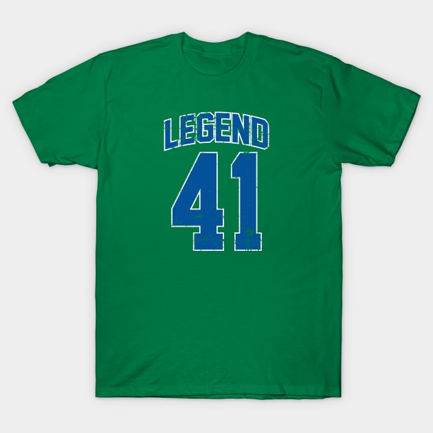 Legend 41 Dirk Nowitzki Blue T-Shirt by Fresh Fly Threads